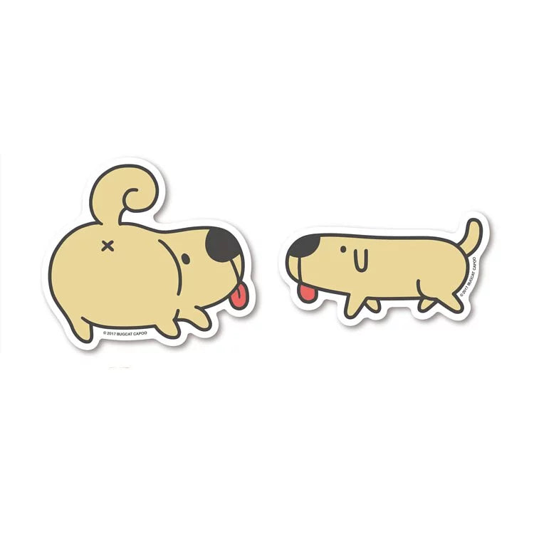 Classic Dogdog Weatherproof Stickers