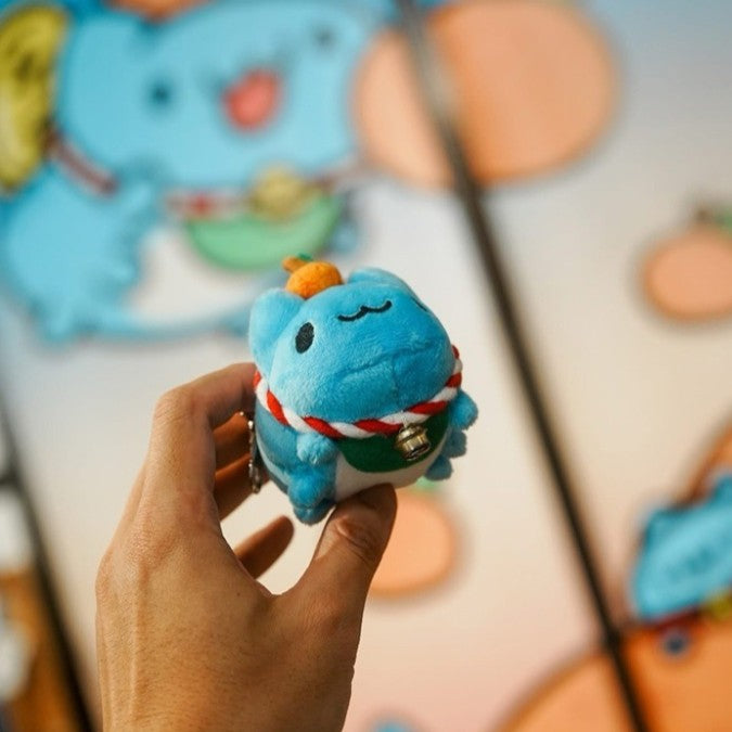 Lucky Capoo Orange Plush Charm