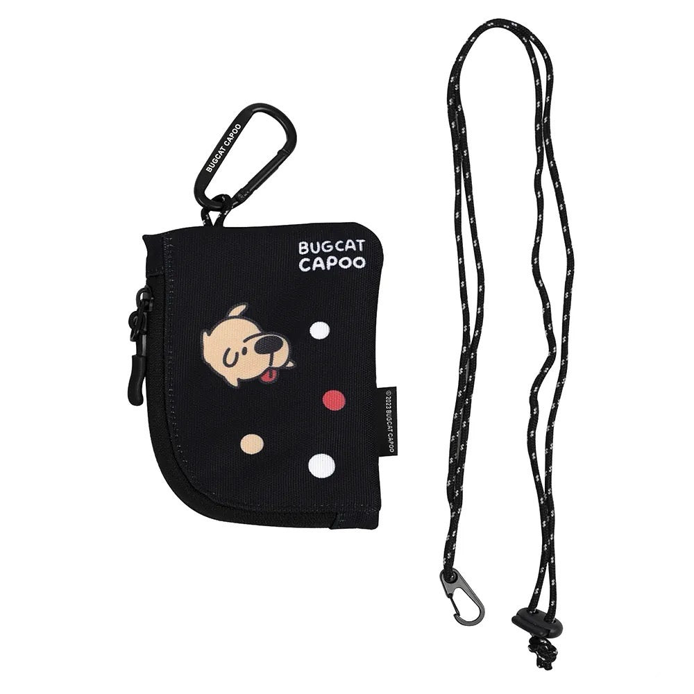 Capoo & Dogdog Playing with Bubbles Multifunctional Neck Pouch