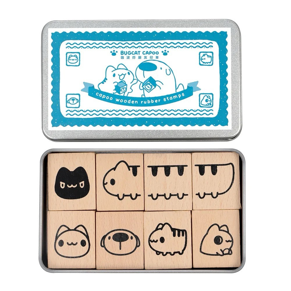 Capoo And Friends Stamp Set