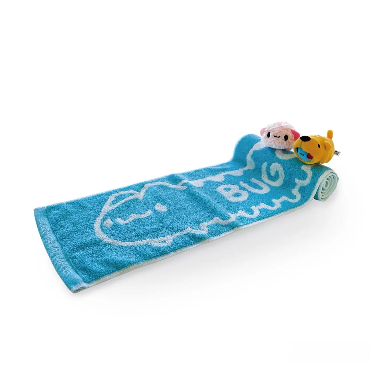 Bugcat Capoo Sports Towel with capoo plush charms