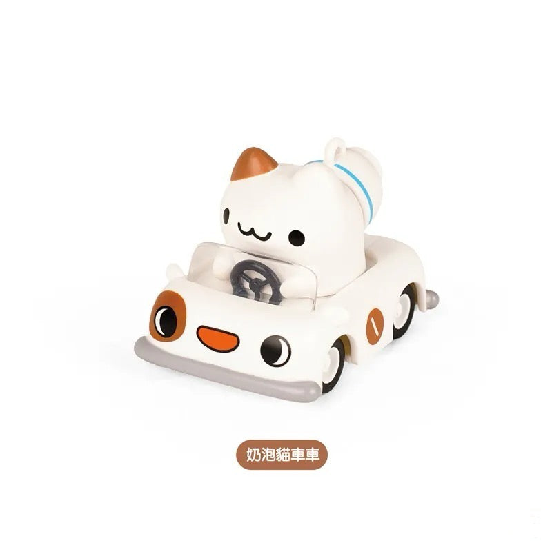 Capoo and Friends Pull-Back Cars Blind Box Set (6pcs)