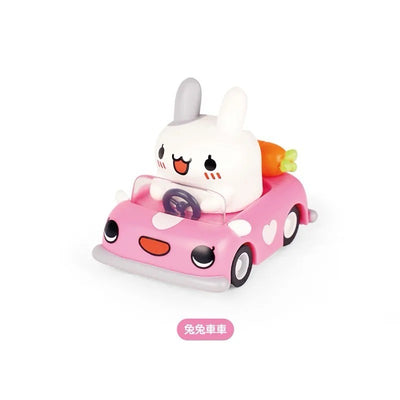 Capoo and Friends Pull-Back Cars Blind Box Set (6pcs)