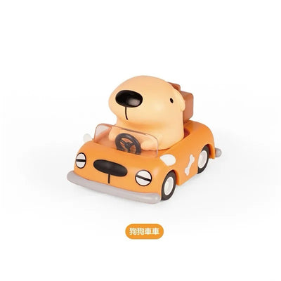 Capoo and Friends Pull-Back Cars Blind Box Set (6pcs)
