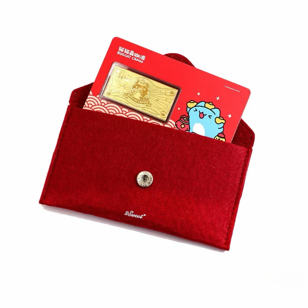 Bugcat Capoo 9999 Pure Gold Banknote