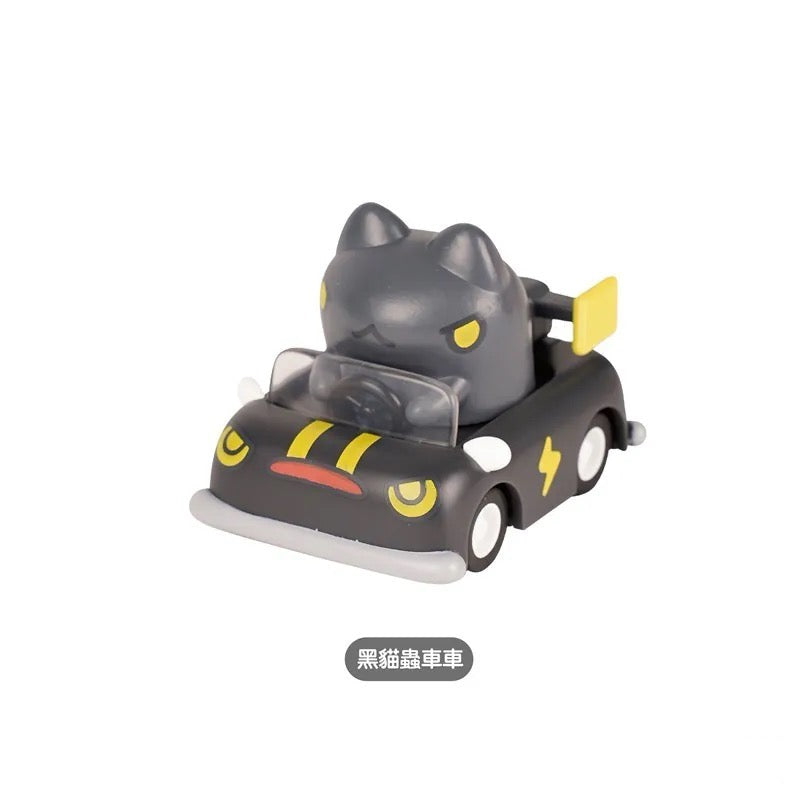 Capoo and Friends Pull-Back Cars Blind Box Set (6pcs)