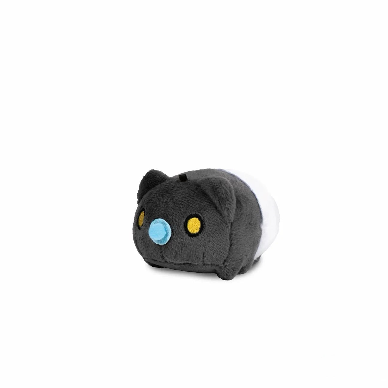 Baby Black Bugcat Plush Charm - 45 Degree Front View