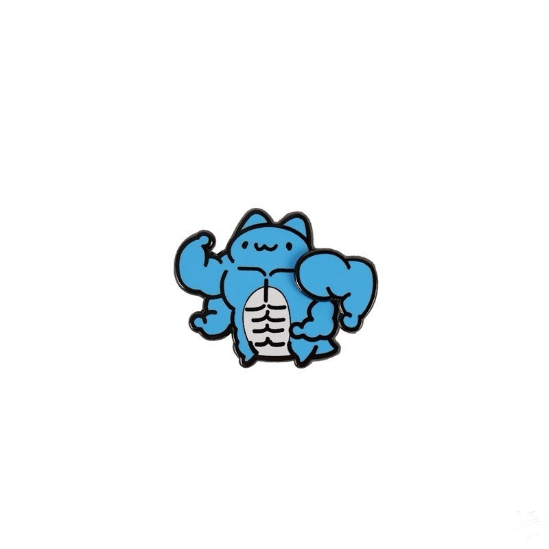 Muscle Capoo Wiggly Badge