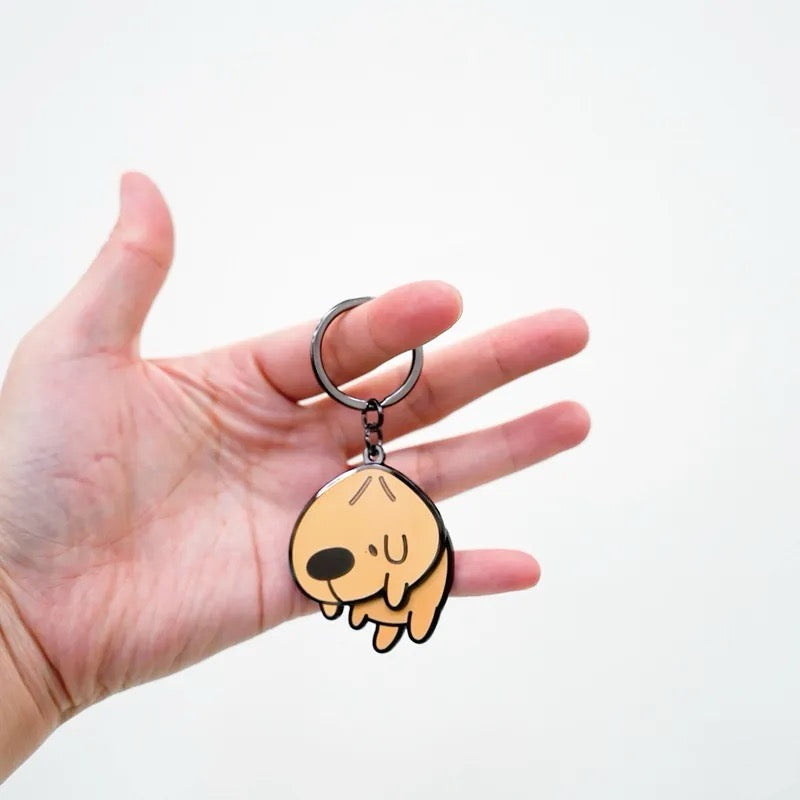 Dogdog Wiggly Metal Key Ring