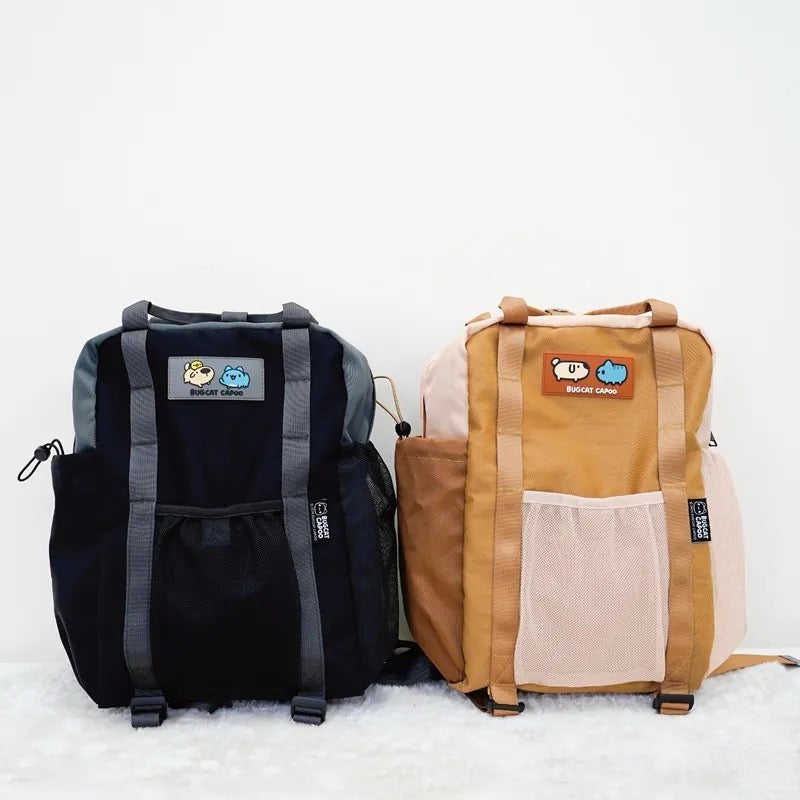 Capoo & Dogdog Travel Backpack (Milk Tea)