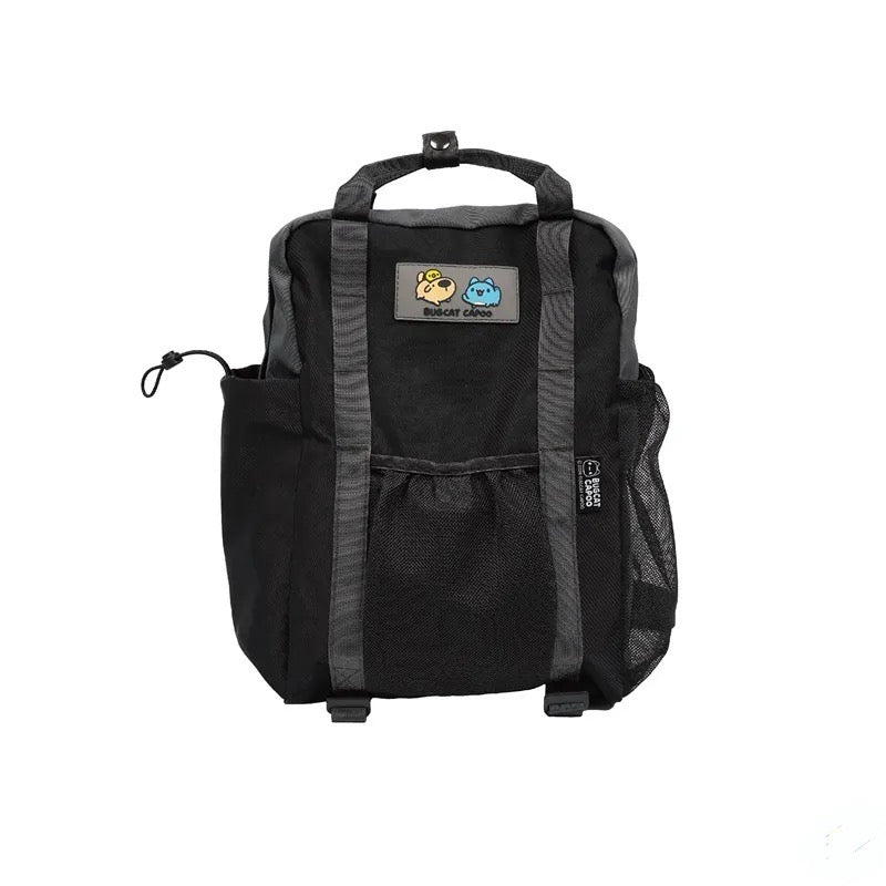 Capoo & Dogdog Travel Backpack (Black)