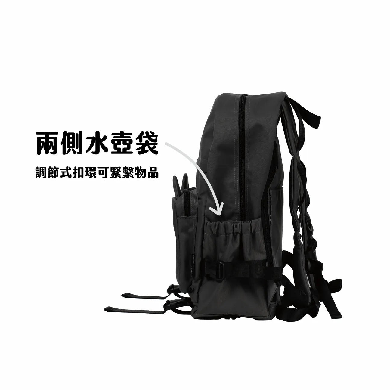 Black Bugcat Multifunctional Backpack