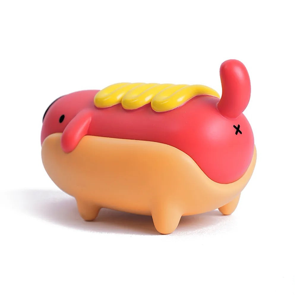 Dogdog Hotdog Figure - 45 Degree Back View