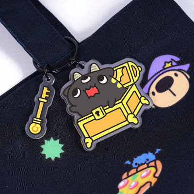 Treasure Chest Bugcat Demon King Key Ring