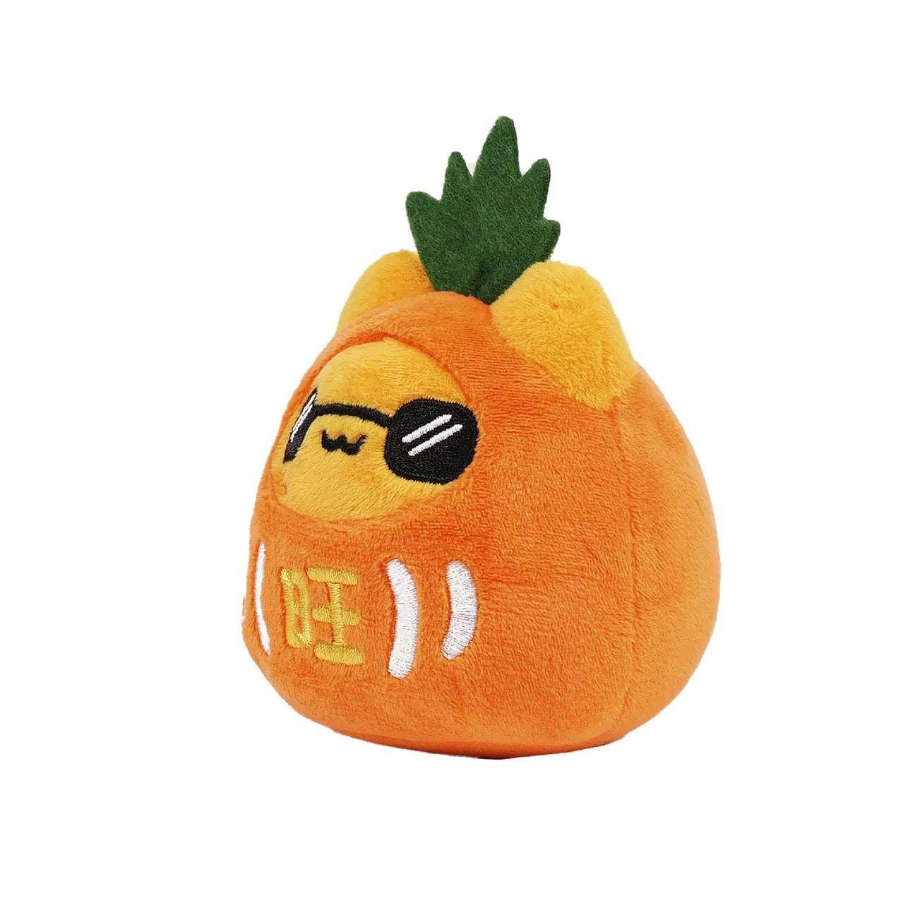 Dharma Pineapple Bugcat 9cm Roly-Poly Plush(旺 - Prosperity) - Side View