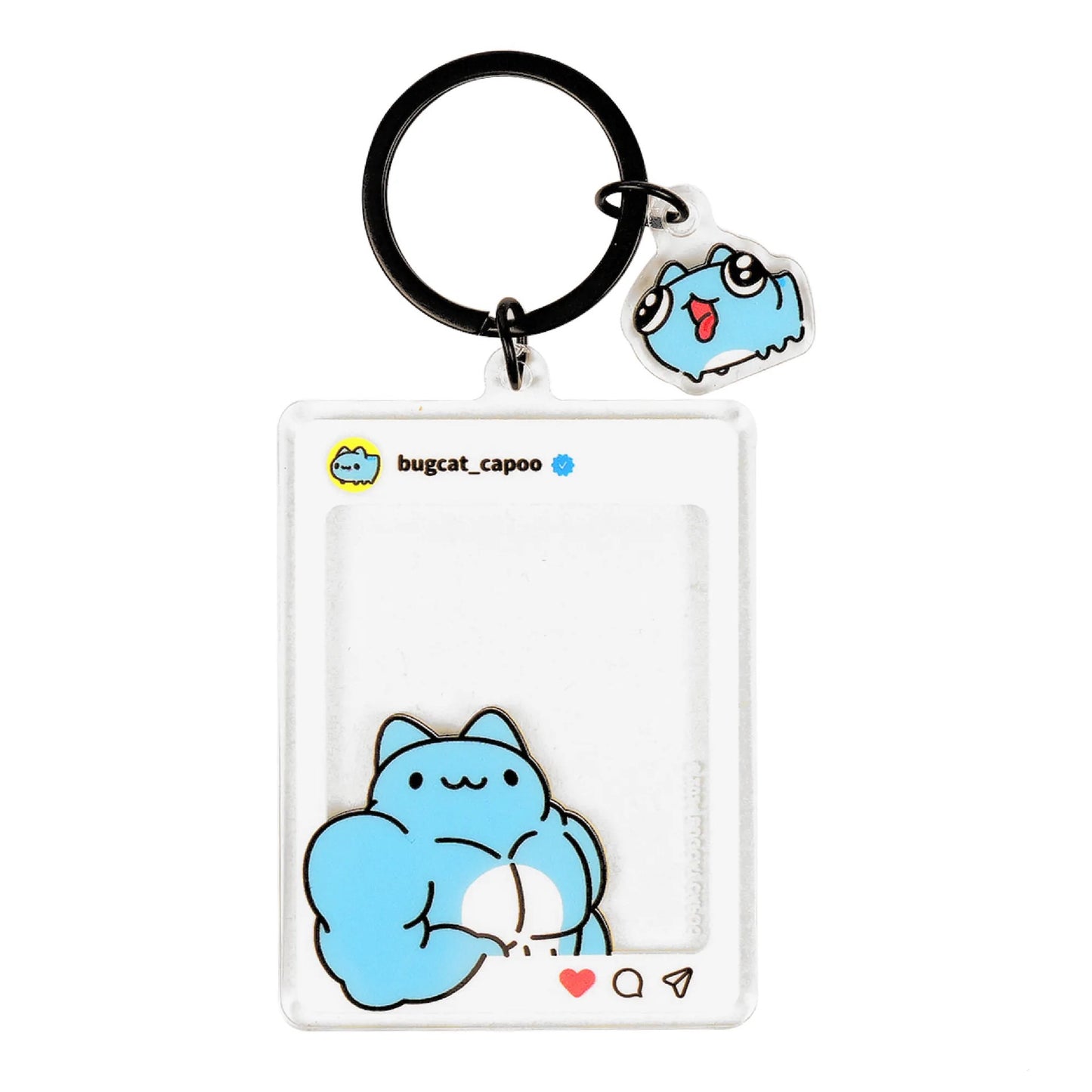 Muscle Capoo Instagram Photo Acrylic Key Ring