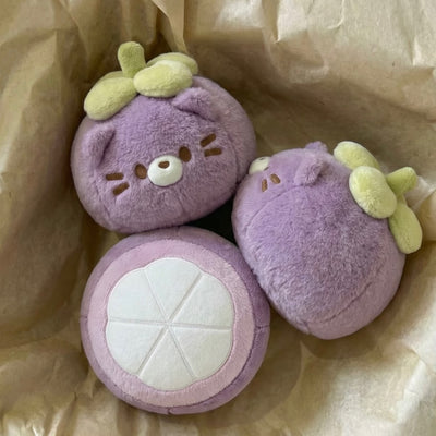 Mangosteen Cat Plush Charm