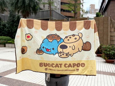 Cookie Capoo Plush & Blanket Set