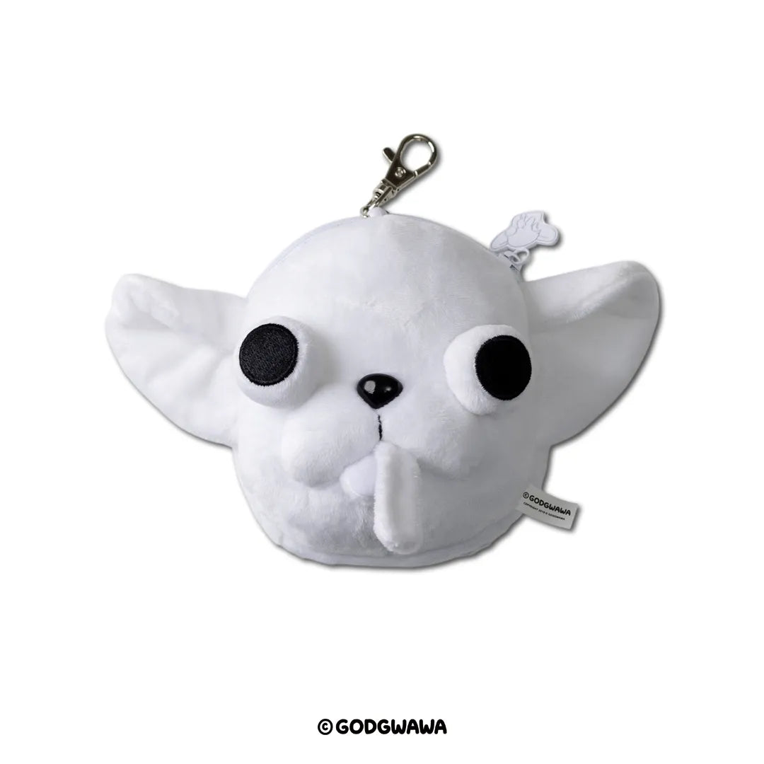 GODGWAWA Retractable Card Holder Coin Pouch