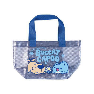 Bolsa tote de malla Capoo & Dogdog Playtime (azul)