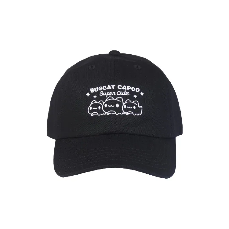 Gorra de béisbol Capoo SUPER CUTE (negro)