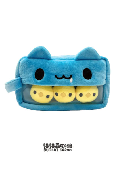 Bugcat Capoo Plush Pencil Case with Chick Plush