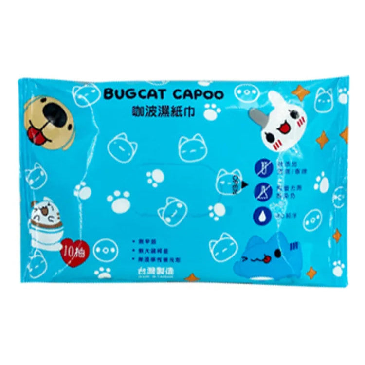 Bugcat Capoo Wet Wipes Set (5 Packs)