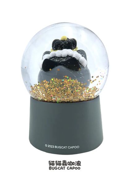 Black Bugcat Snow Globe