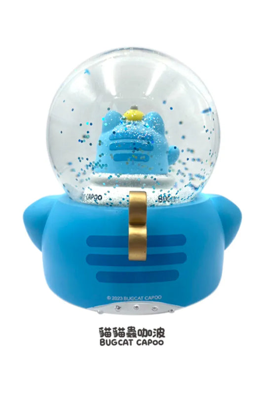 Bugcat Capoo Space Shuttle Crystal Snow Globe