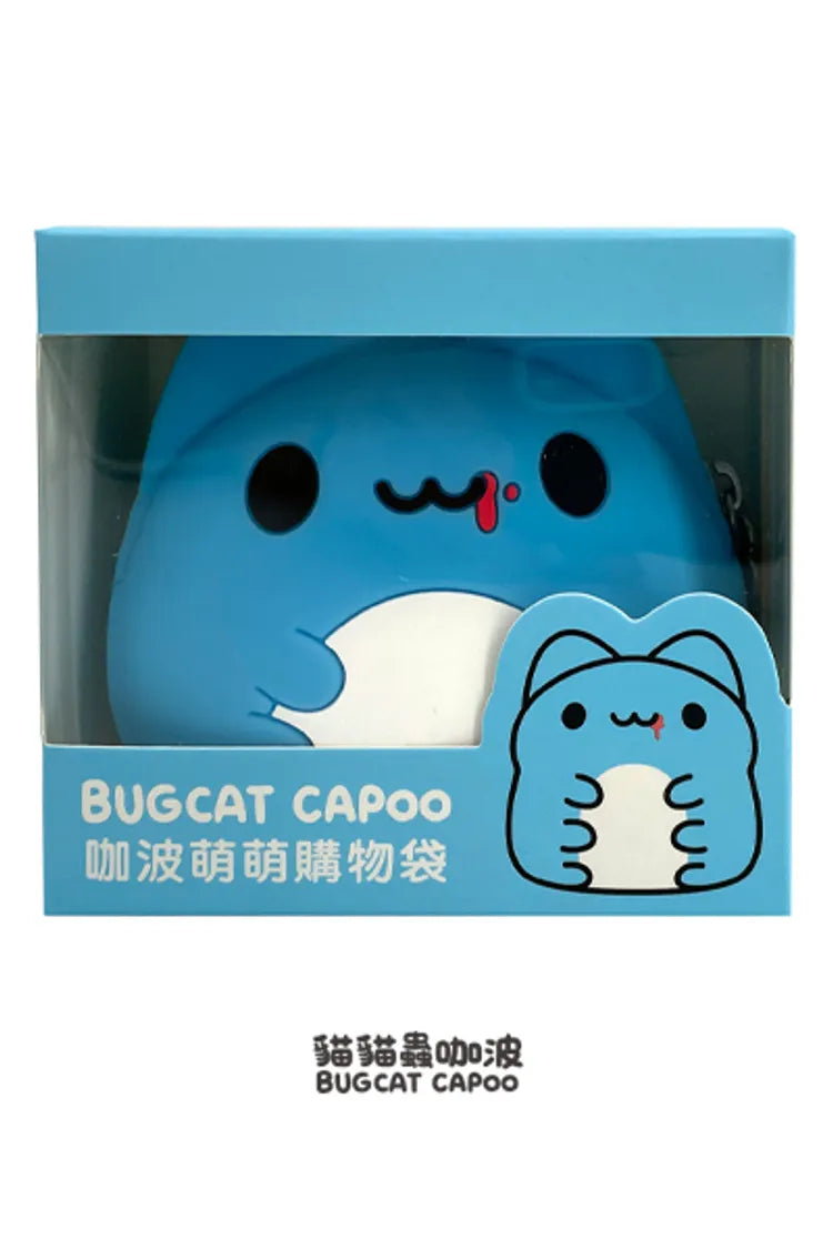 Bugcat Capoo 2-in-1 Set: Silicone Pouch & Shopping Bag