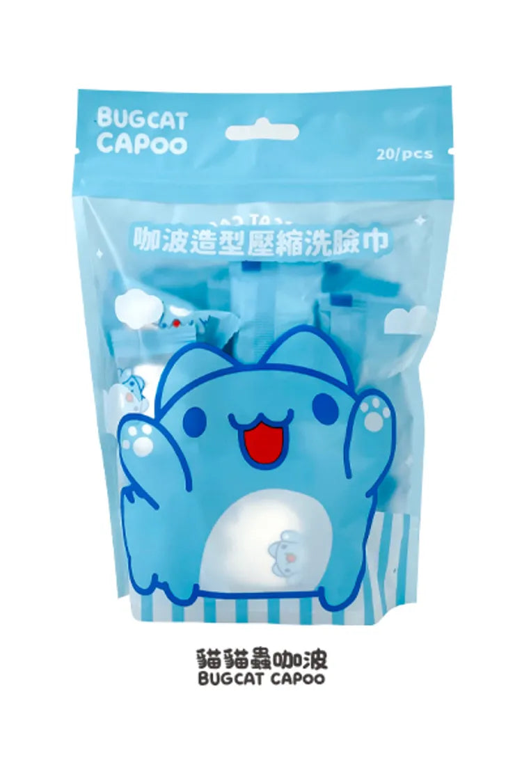 Bugcat Capoo Compressed Facial Towels