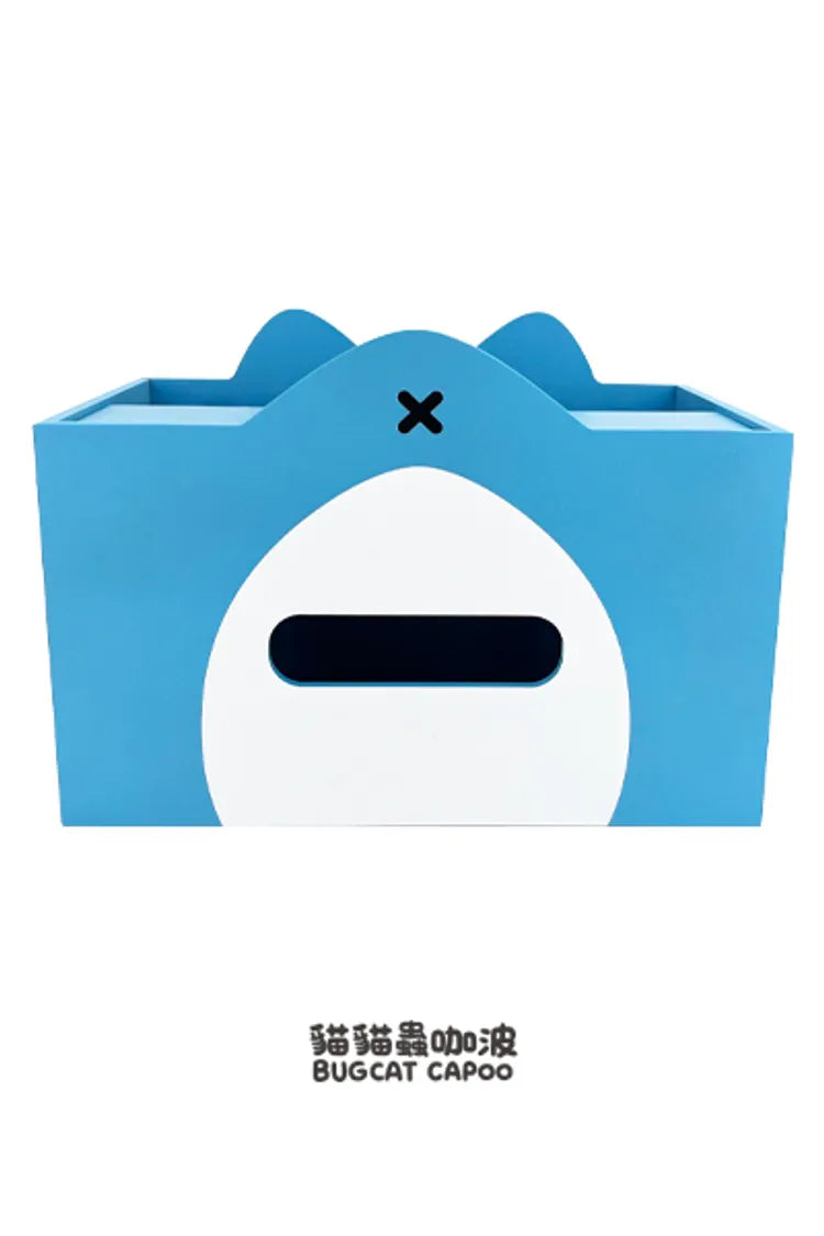 Bugcat Capoo Wooden Tissue & Storage Box