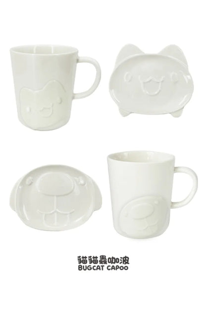 Capoo Classic Cup & Plate Wooden Box Set