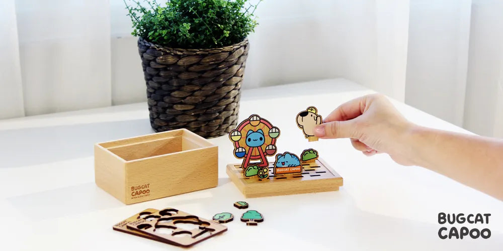 Capoo Wooden Treasure Box