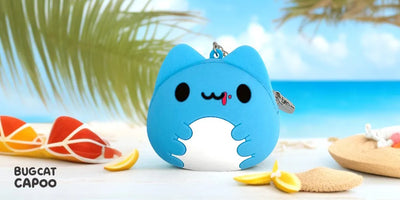Bugcat Capoo 2-in-1 Set: Silicone Pouch & Shopping Bag