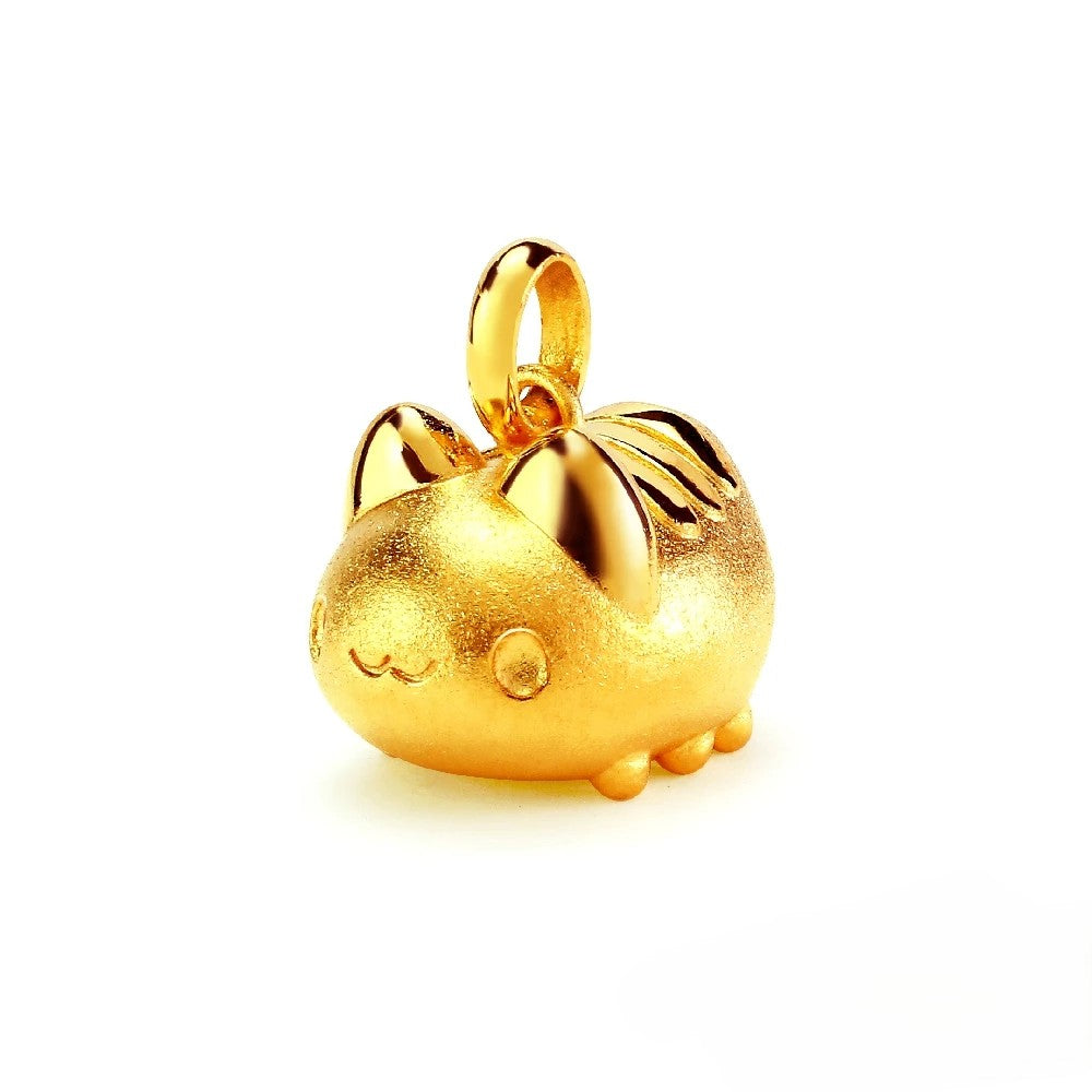 Bugcat Capoo Gold Pendant - Classic Series