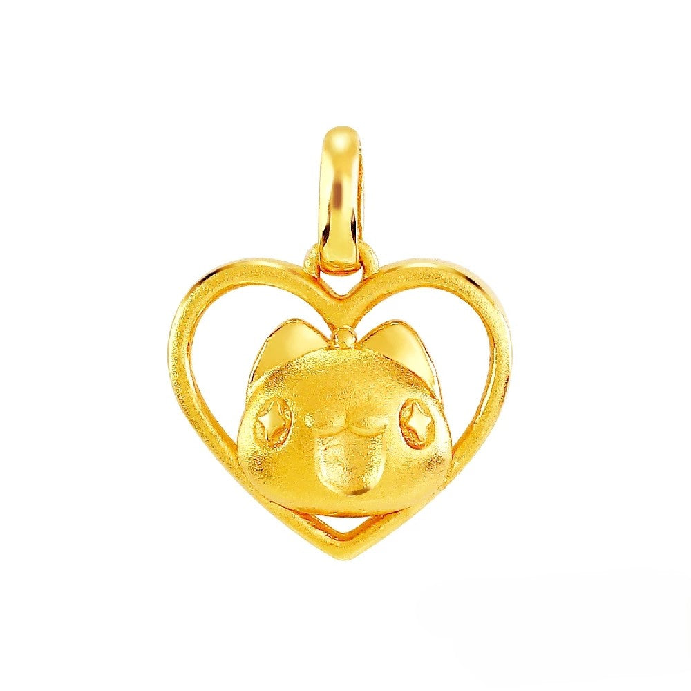 Bugcat Capoo Gold Pendant - Classic Series