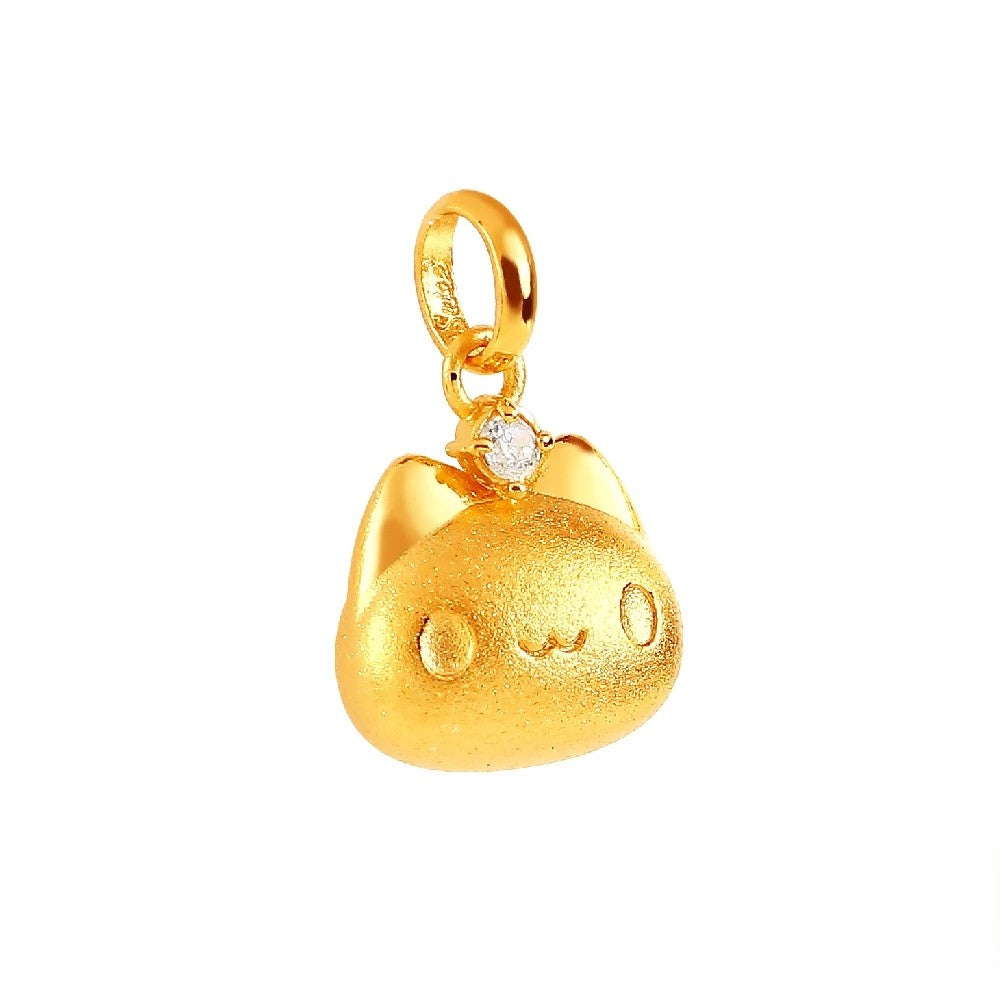 Bugcat Capoo Gold Pendant - Classic Series