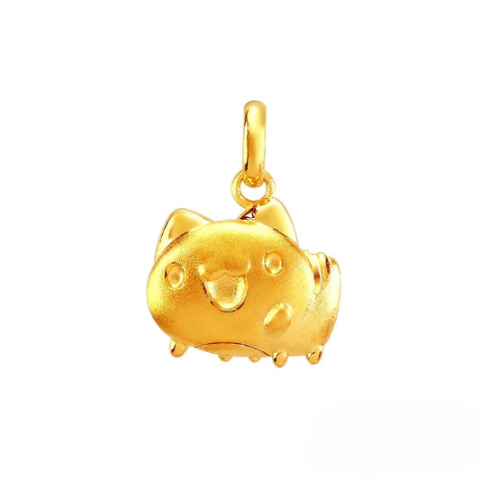 Bugcat Capoo Gold Pendant - Classic Series