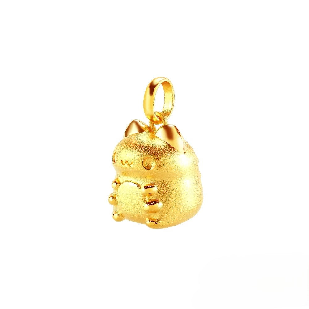 Bugcat Capoo Gold Pendant - Classic Series