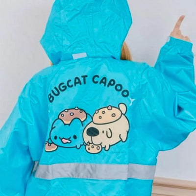 Bugcat Capoo Two-Piece Raincoat